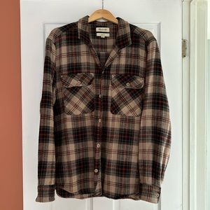 Madewell Brushed Flannel Easy Shirt Jacket